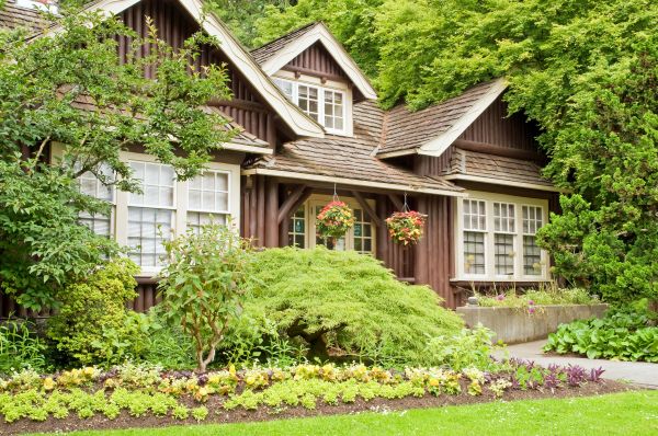 Log Home Landscaping in Brighton